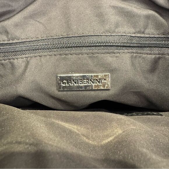 Giani Bernini Black Leather Women's Purse Shoulder Handbag Crossbody Bag - Picture 5 of 10